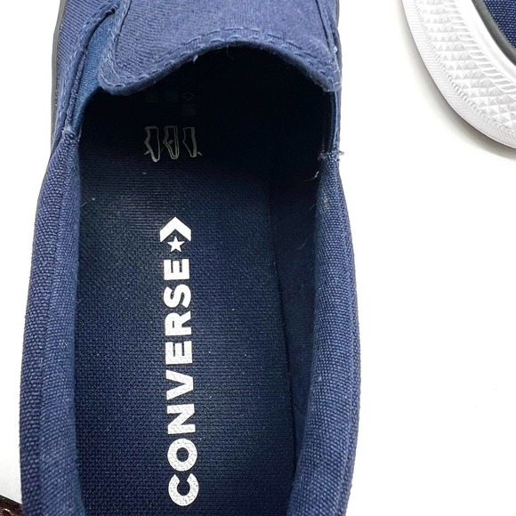 Converse CT All Star Double Gore Slip On Black Canvas Low Sneaker Unisex 167941F - Picture 5 of 7